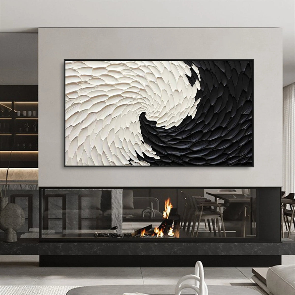 Plaster Art Minimalist Textured Painting #MM112