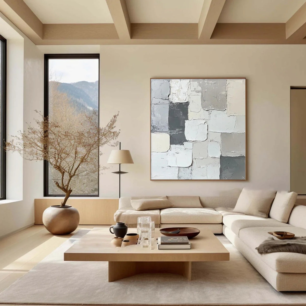 Minimalist Texture Canvas # MM372