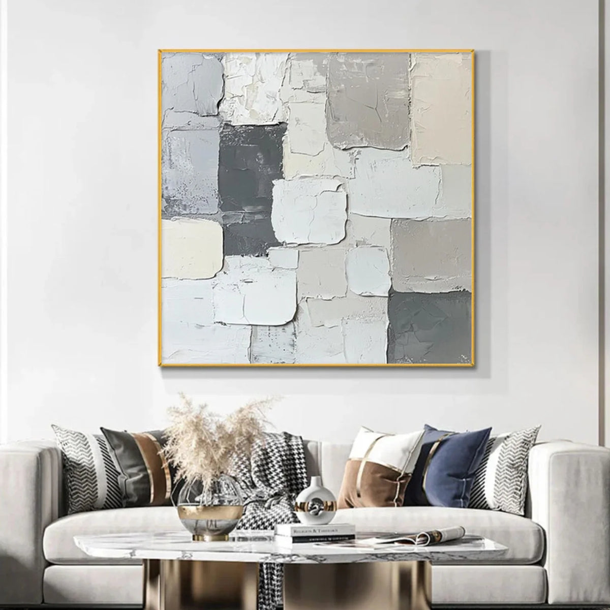 Minimalist Texture Canvas # MM372