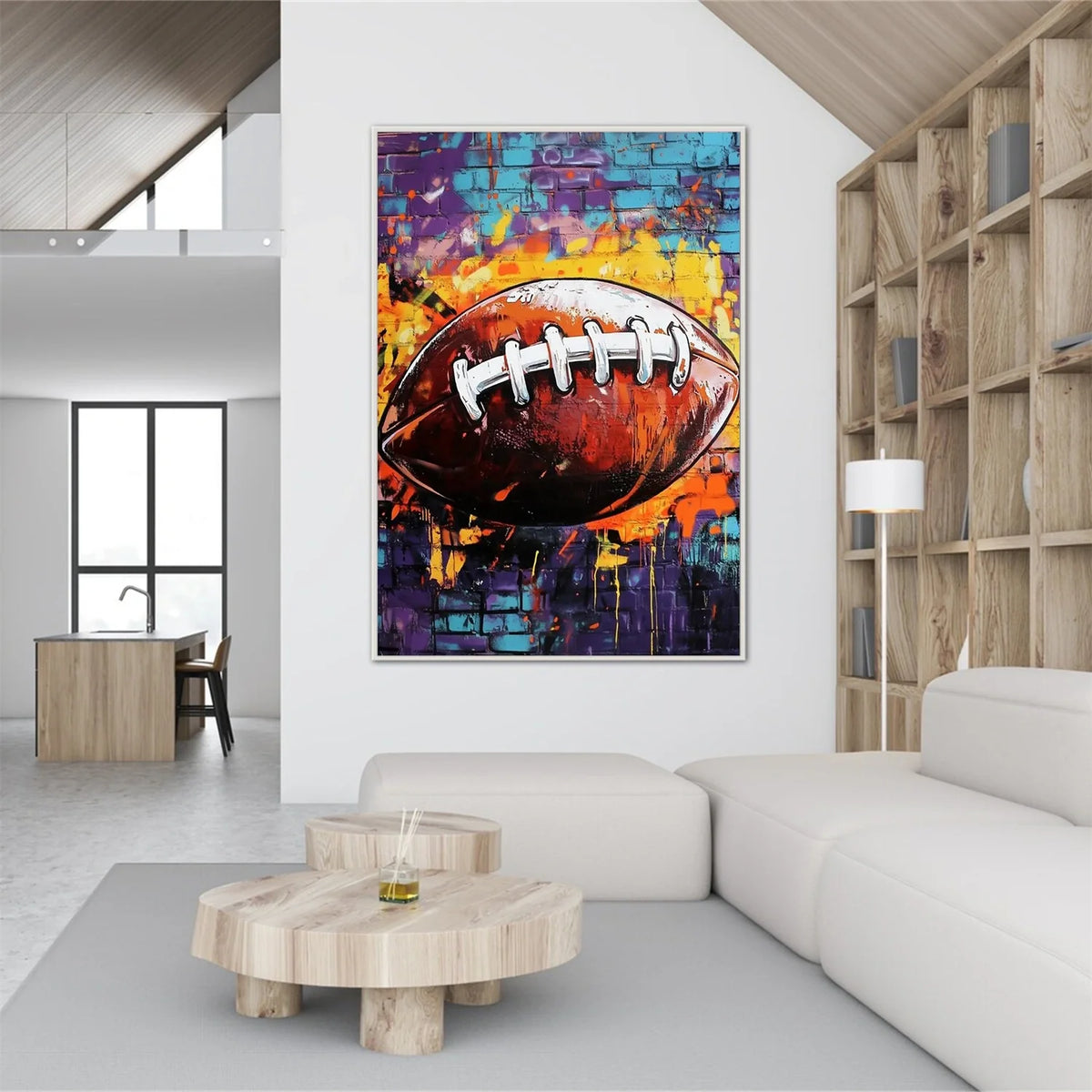American Football Sports Art Painting Canvas #SA002