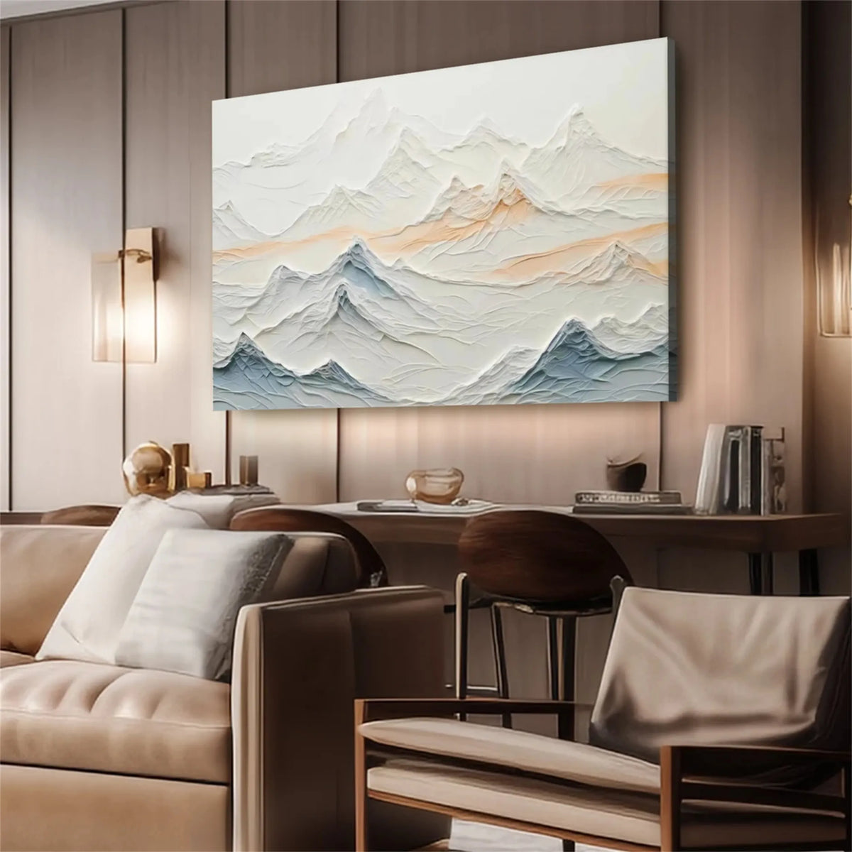 Plaster Art Minimalist Textured Painting #MM244