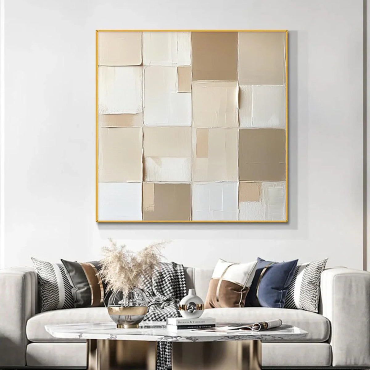 Minimalist Texture Canvas # MM373