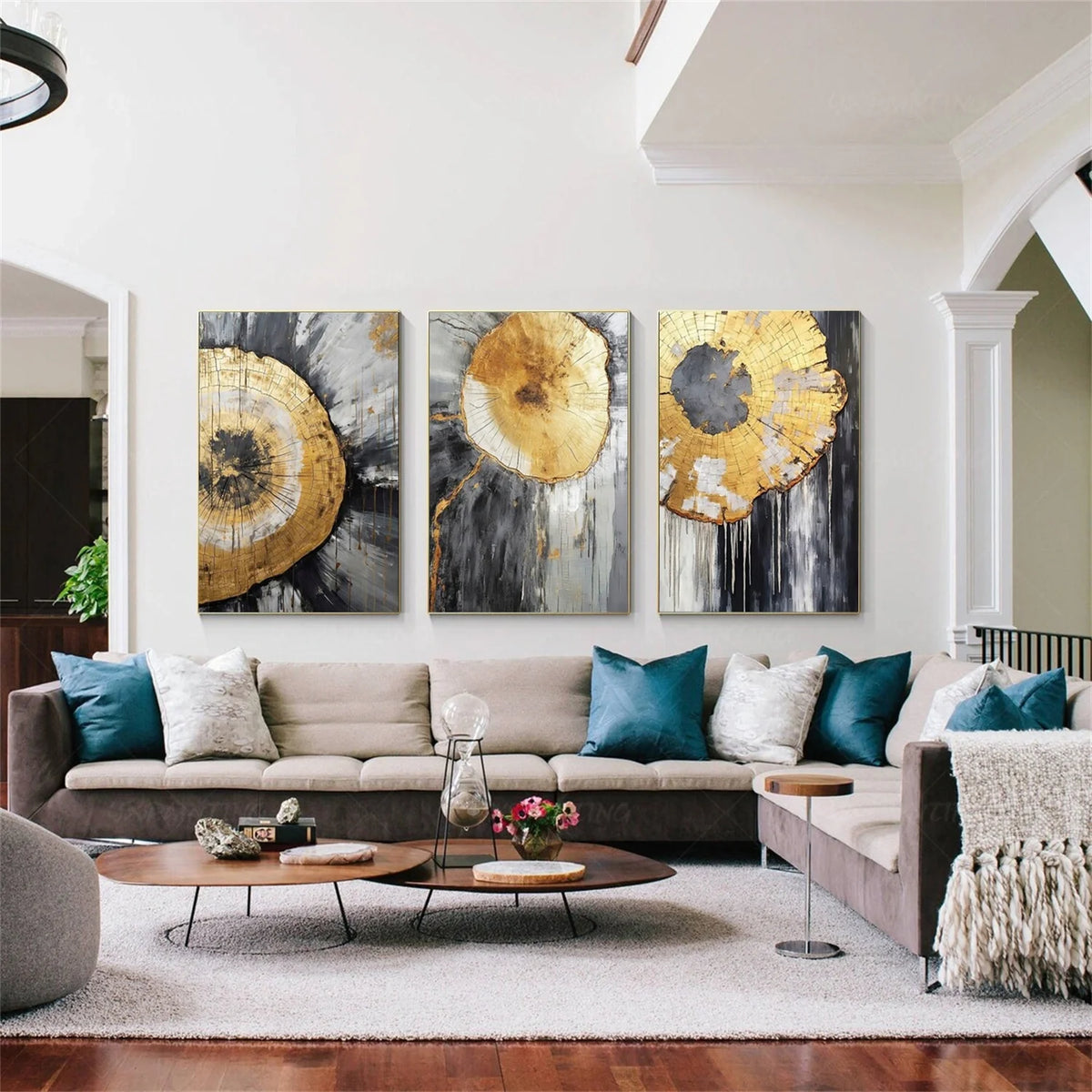Abstract Painting Set of 3 #AB207