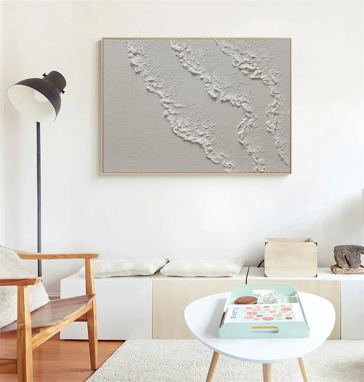 Plaster Art Minimalist Textured Painting #MM111
