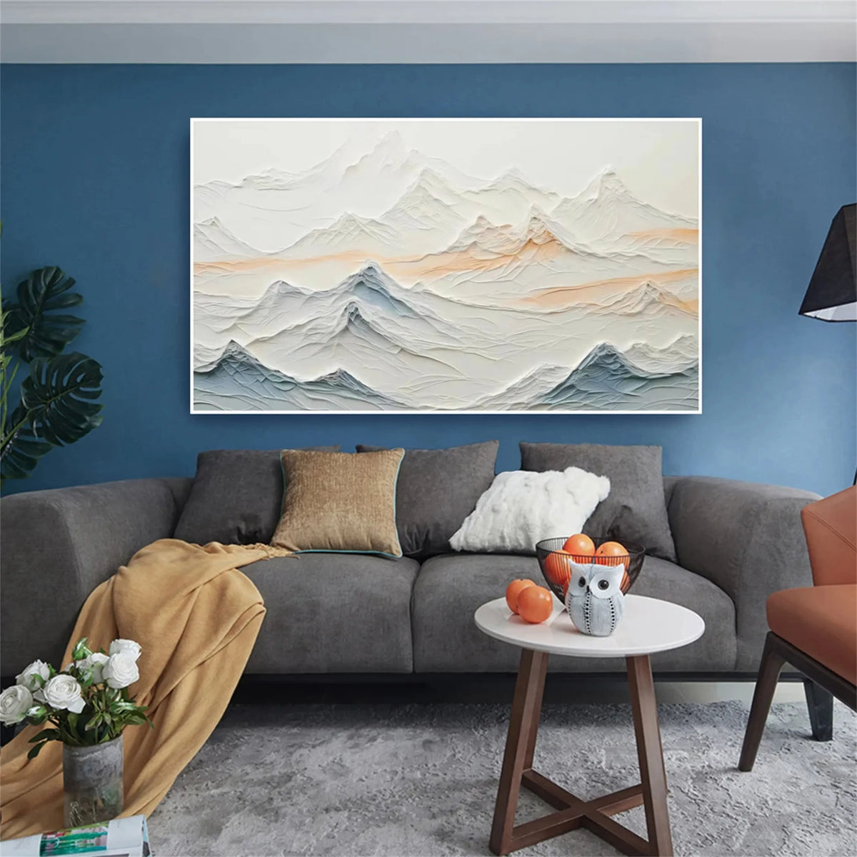 Plaster Art Minimalist Textured Painting #MM244