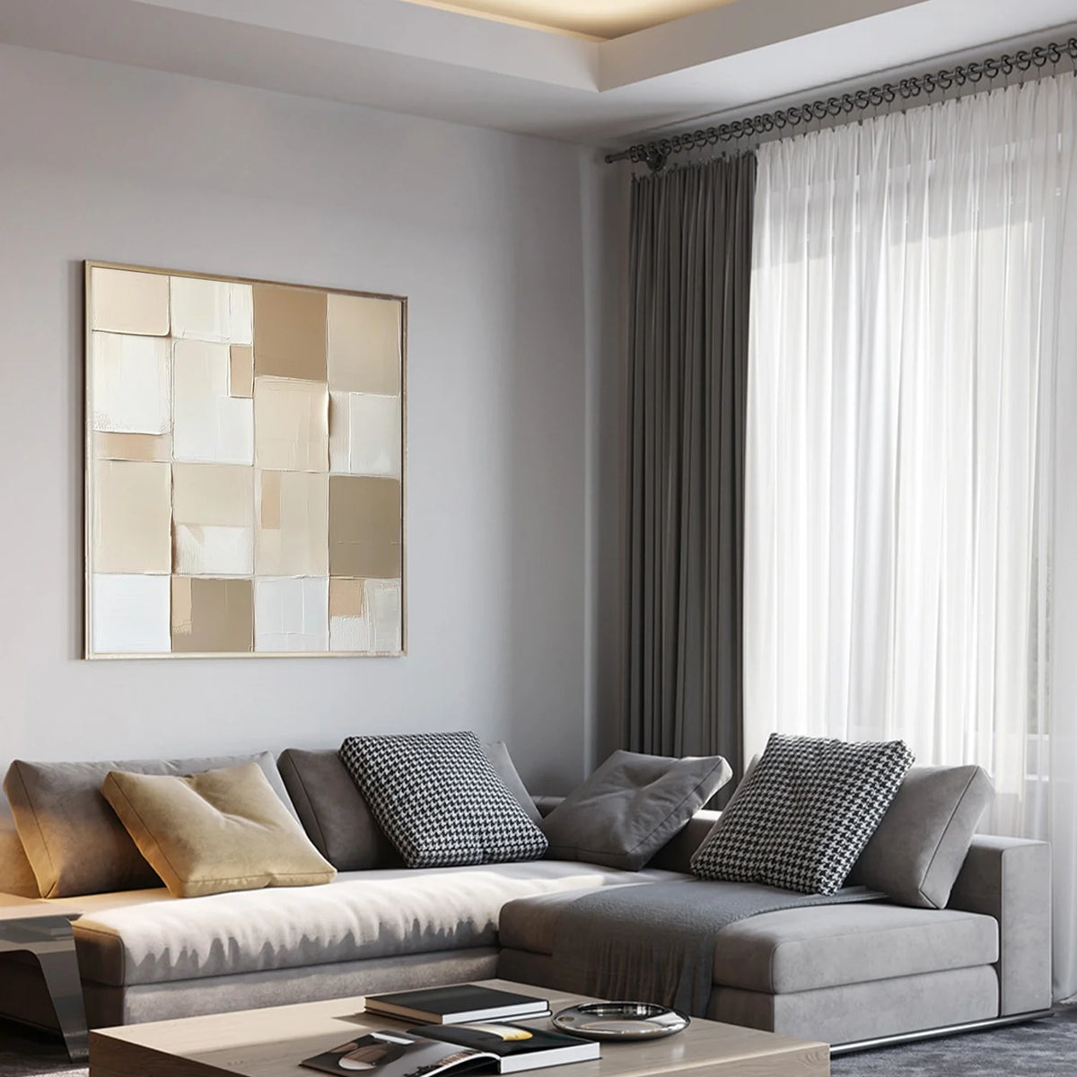 Minimalist Texture Canvas # MM373