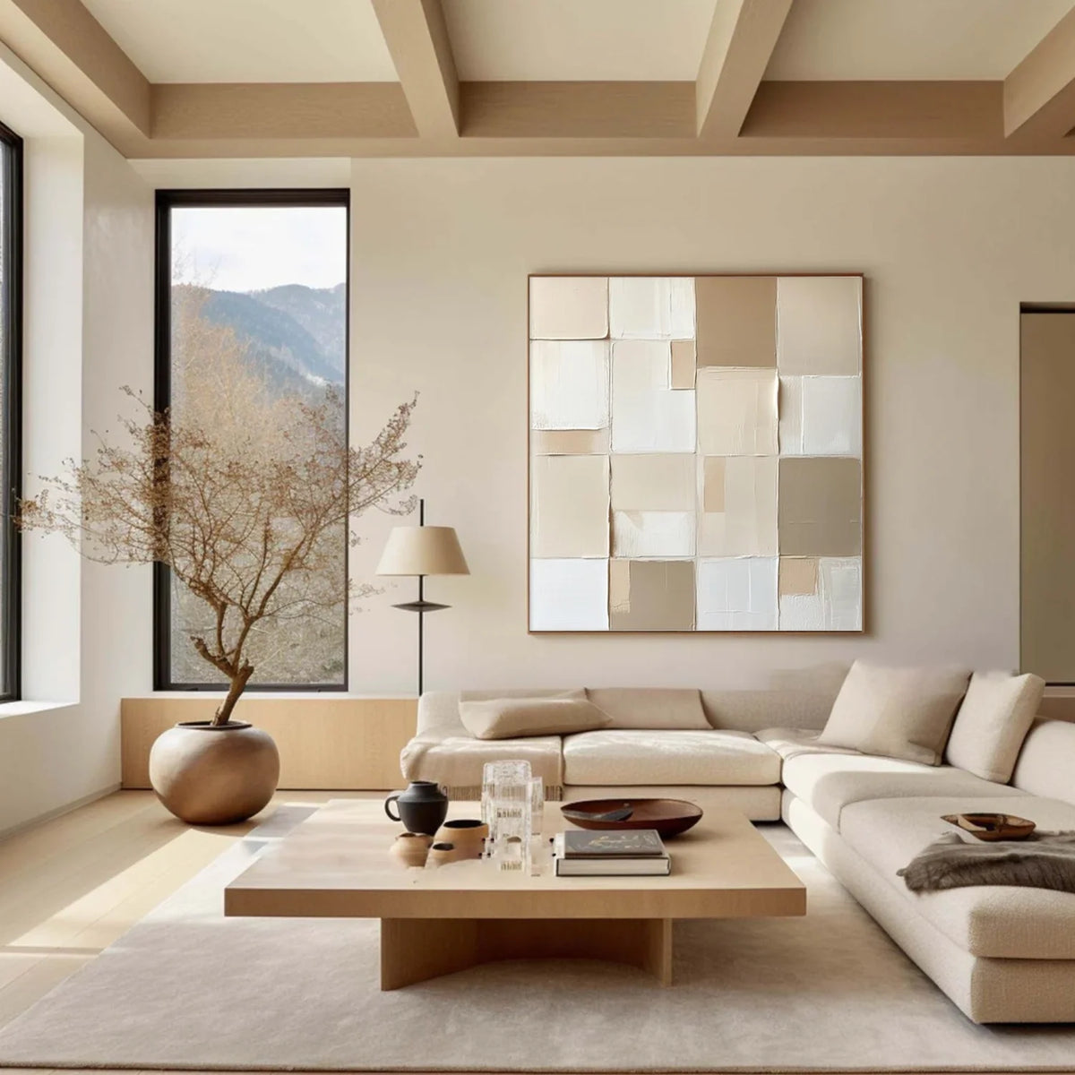 Minimalist Texture Canvas # MM373