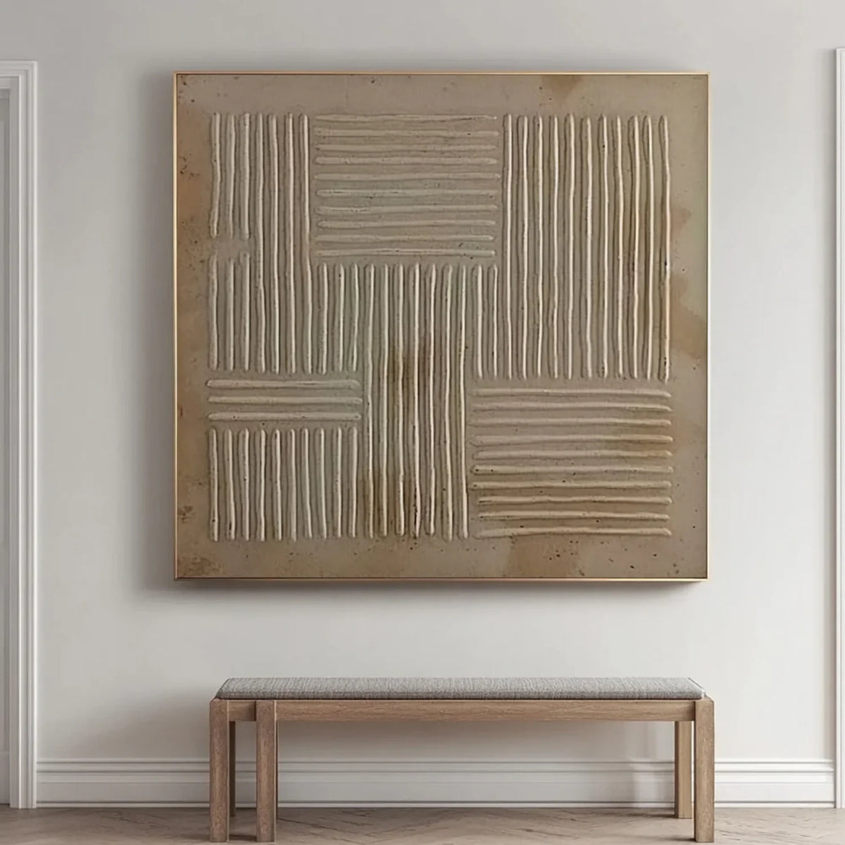 Beige & Brown Abstract #BB156