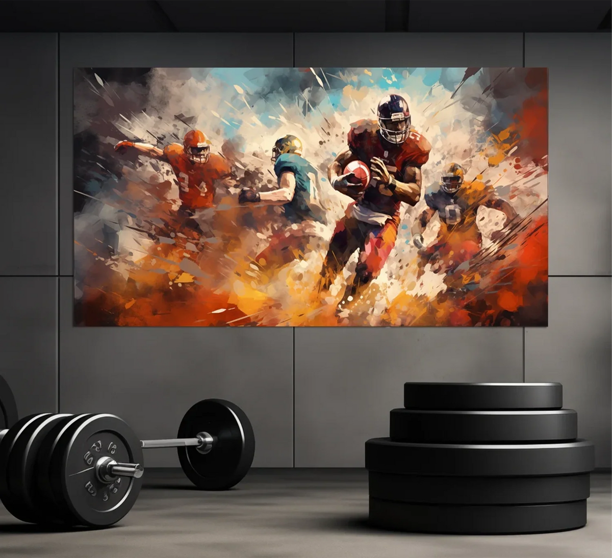 American Football Sports Art Painting Canvas #SA003