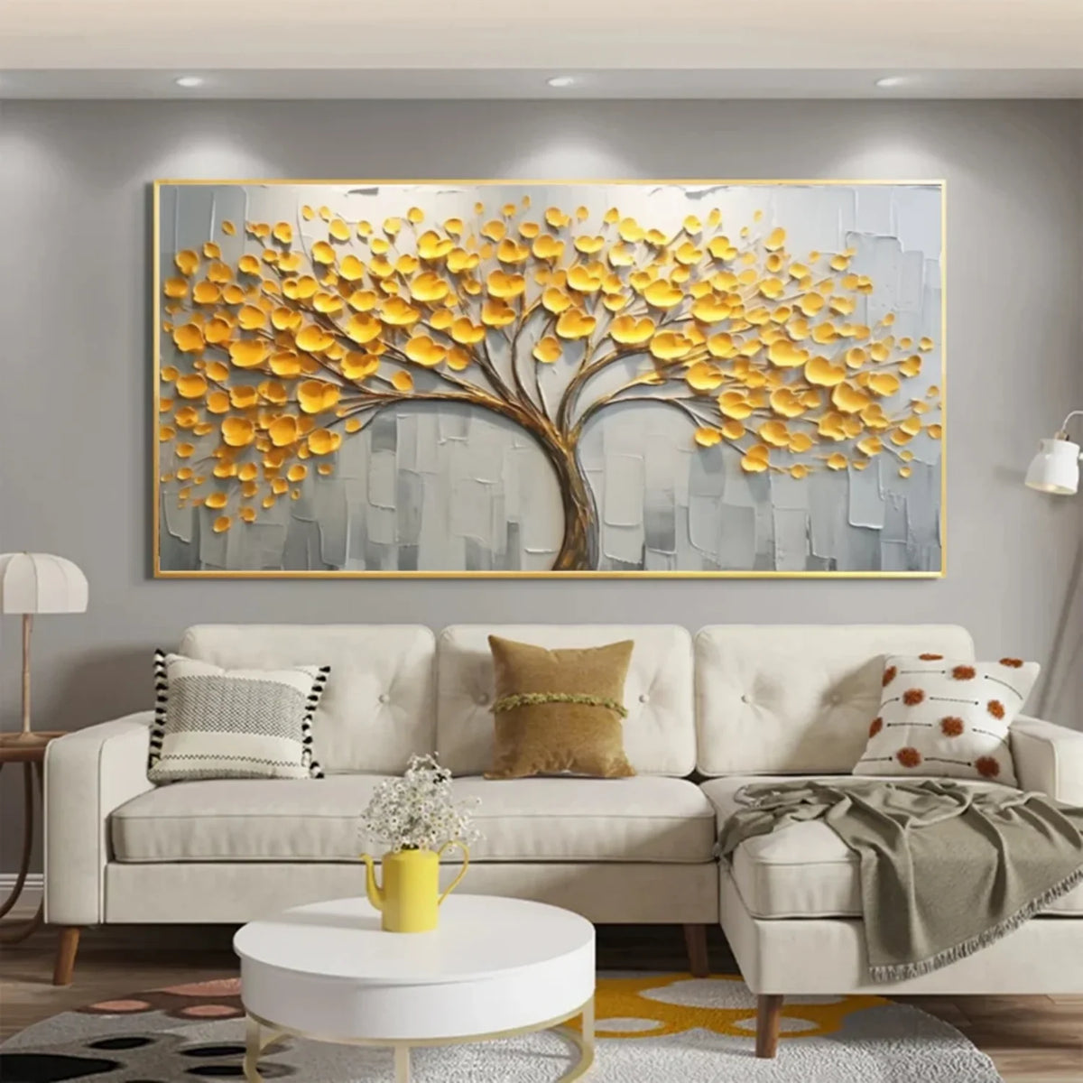 Flower And Tree Painting #FT 196