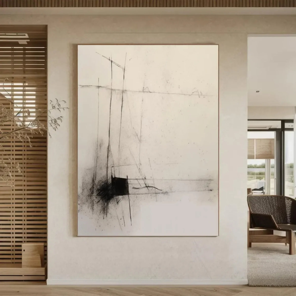 Wabi Sabi Textured Wall Art #WS321