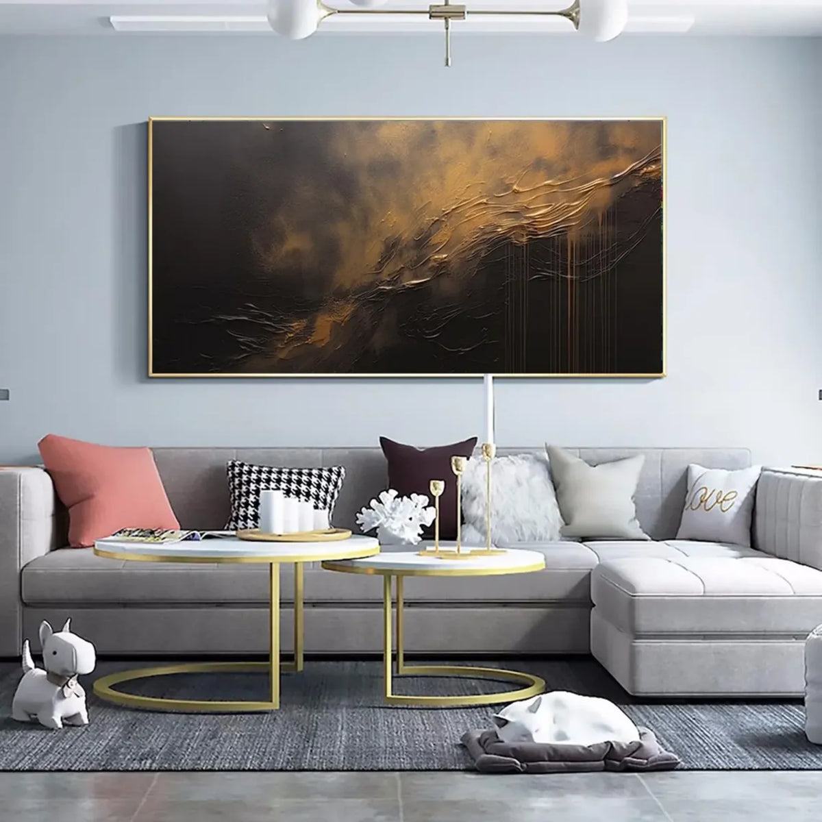 Abstract Textured Wall Art #AB 502