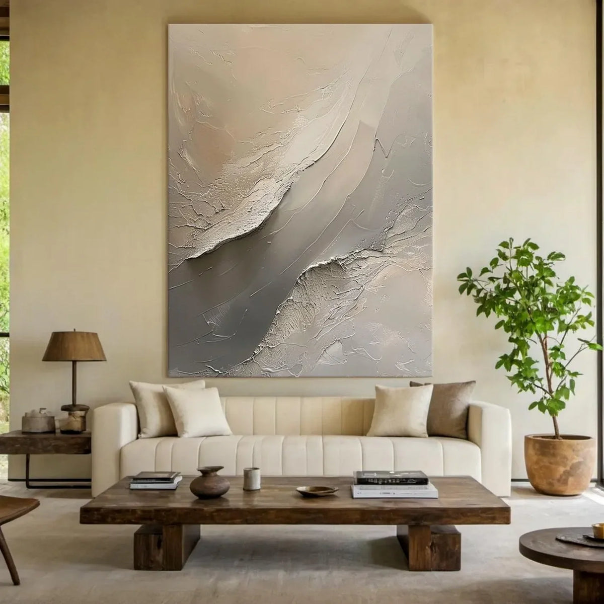 Wabi Sabi Textured Wall Art #WS308