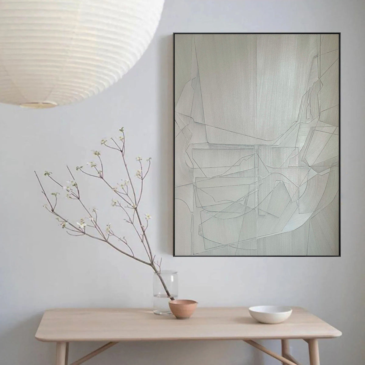 Geometric Abstract Painting Canvas #MM077