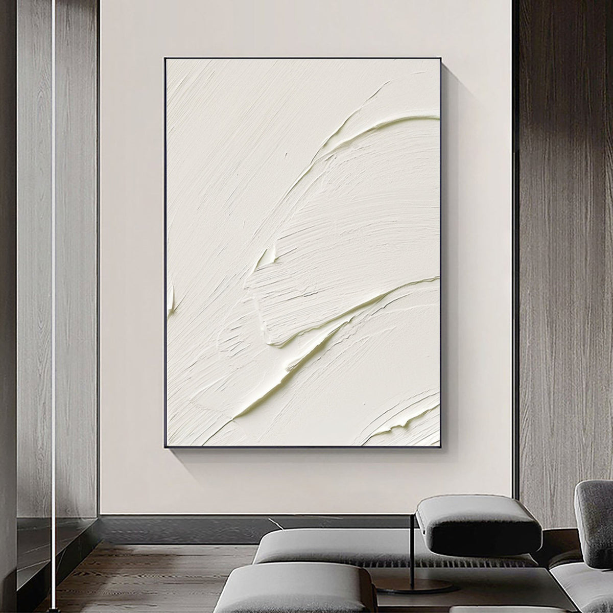 Plaster Art Minimalist Textured Painting #MM094