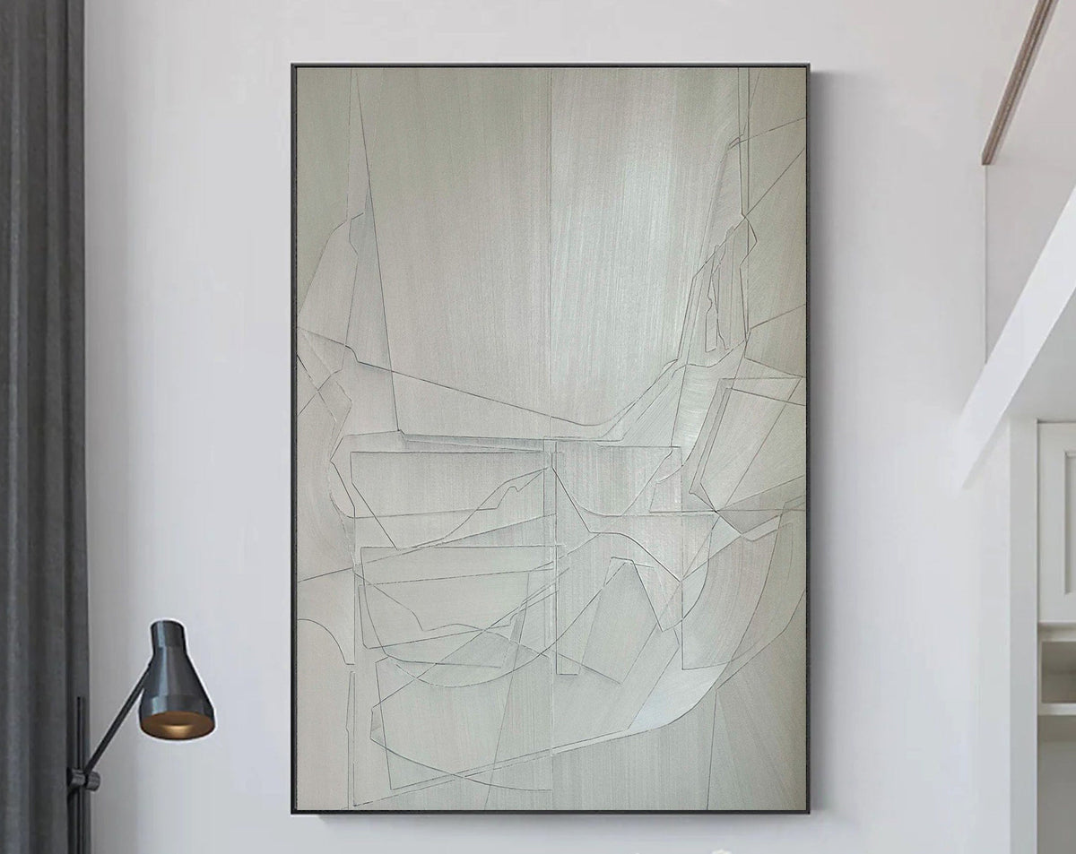 Geometric Abstract Painting Canvas #MM077