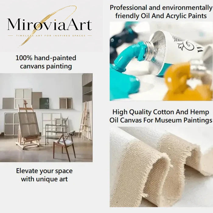 MiroviaArt materials and hand-painted artwork