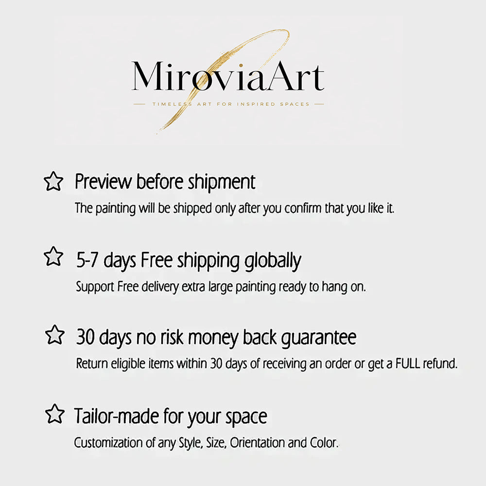 MiroviaArt service and shipping information