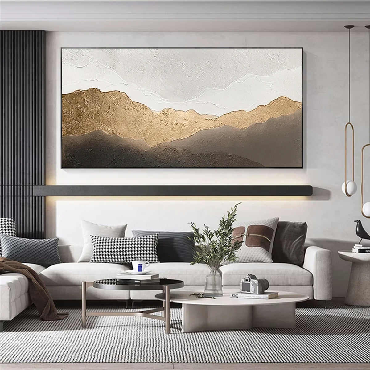 Minimalist Textured Canvas # MM436