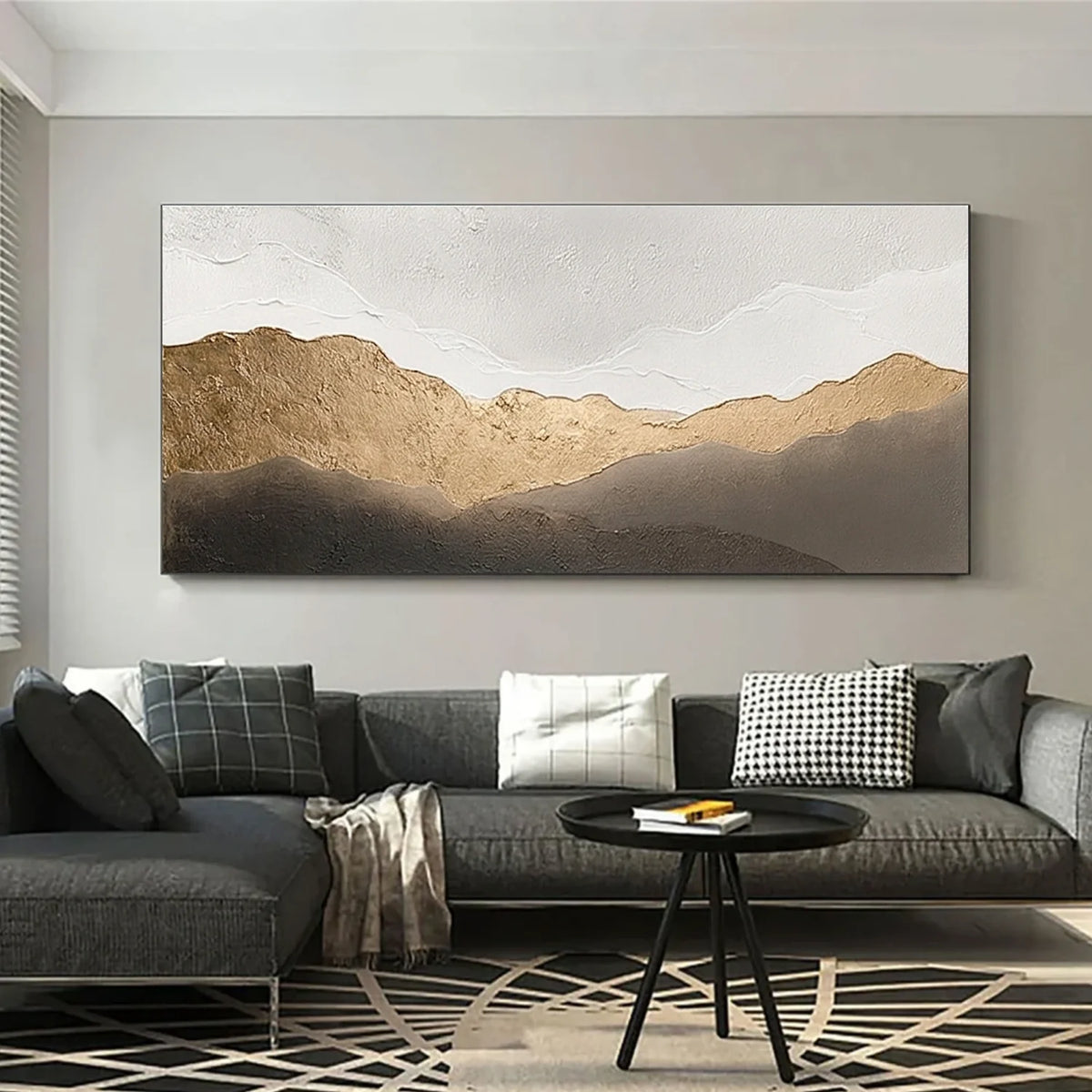 Minimalist Textured Canvas # MM436