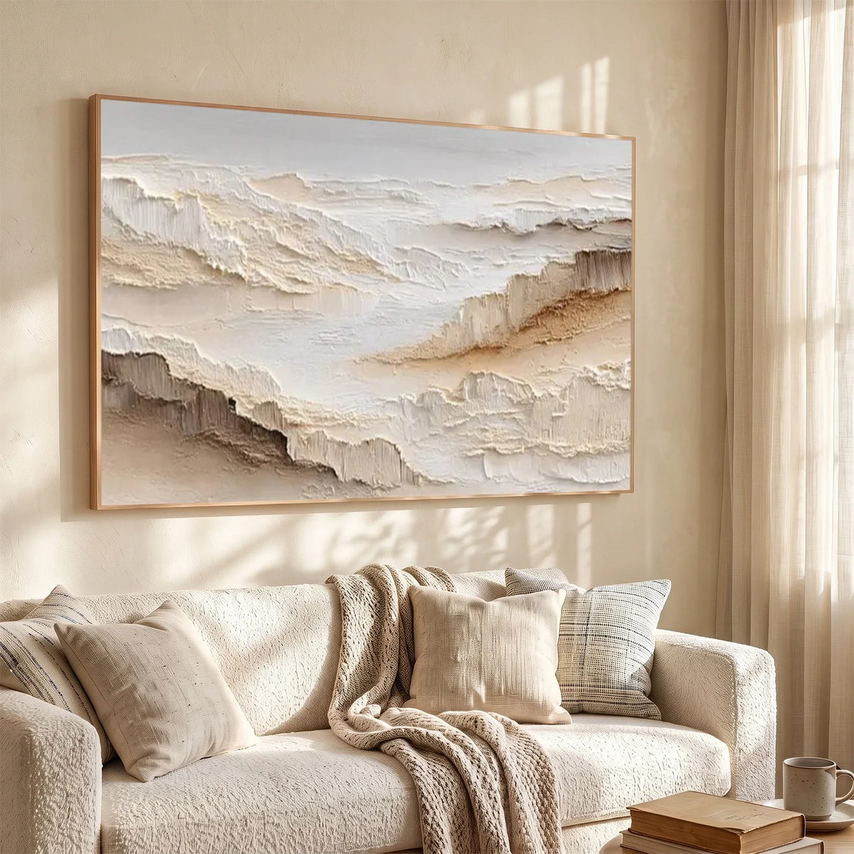 Minimalist Mountain Texture Canvas # MM441